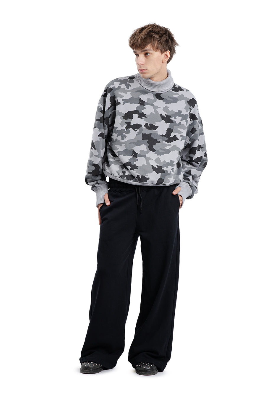 Bluza Crewneck Turtleneck Moro