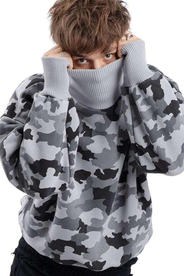 Bluza Crewneck Turtleneck Moro