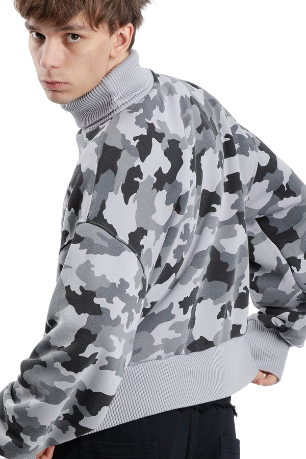 Bluza Crewneck Turtleneck Moro