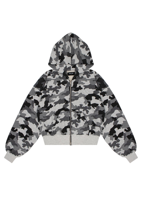 Bluza Puffy Zip MORO Light Grey Melange