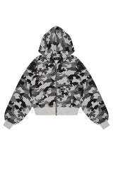 Bluza Puffy Zip MORO Light Grey Melange