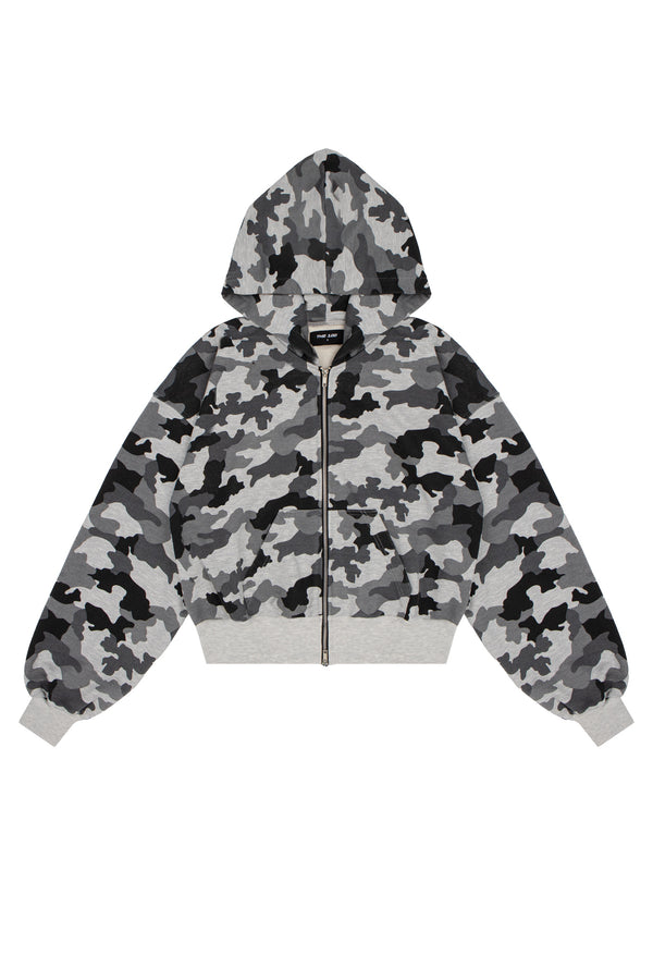 Bluza Puffy Zip MORO Light Grey Melange