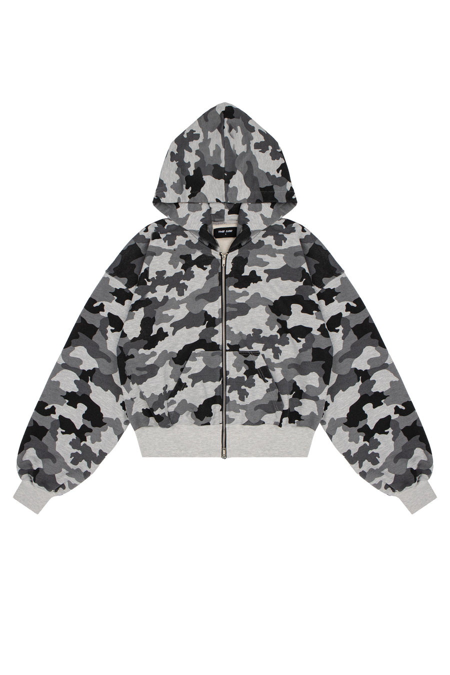 Bluza Puffy Zip MORO Light Grey Melange