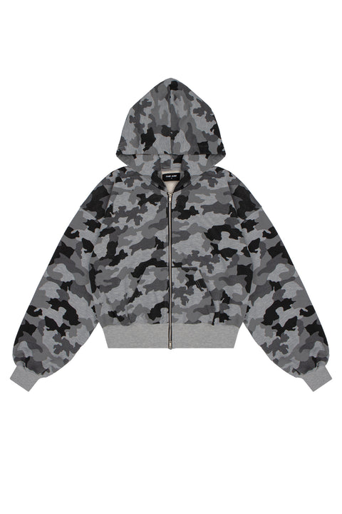 Bluza Puffy Zip MORO Dark Grey Melange
