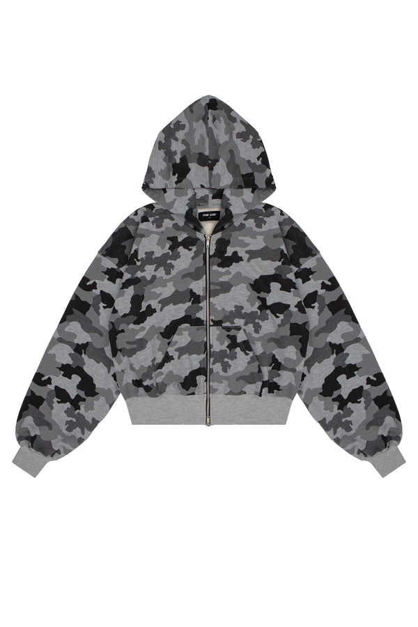 Bluza Puffy Zip MORO Dark Grey Melange