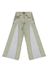 Jeansy Faded Zippers