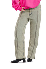 Jeansy Faded Zippers