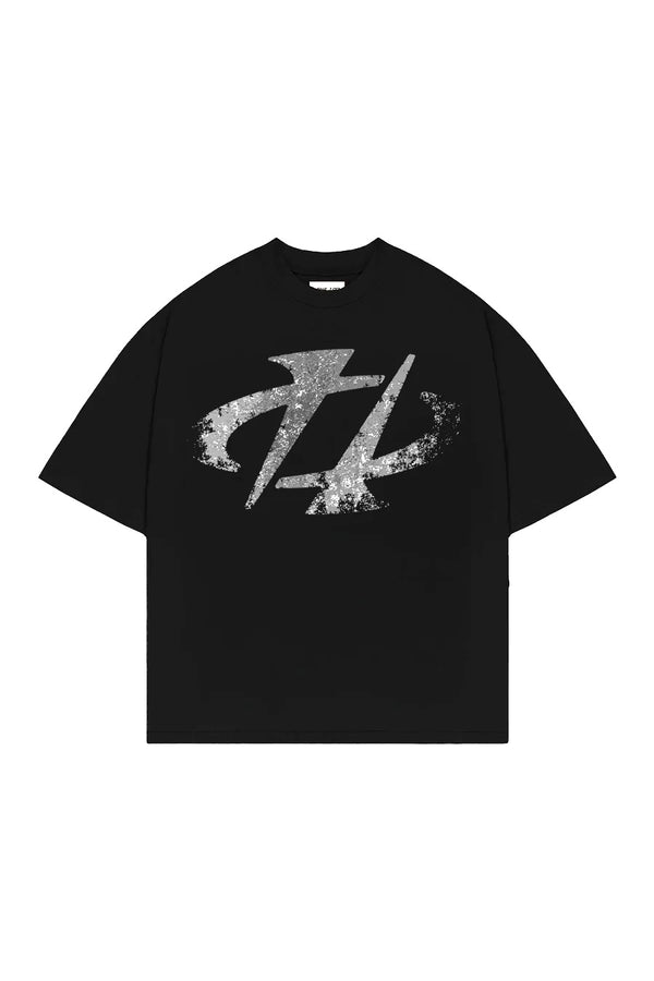 T-Shirt Boxy Concrete Black