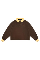 Campus Polo-Langarmshirt