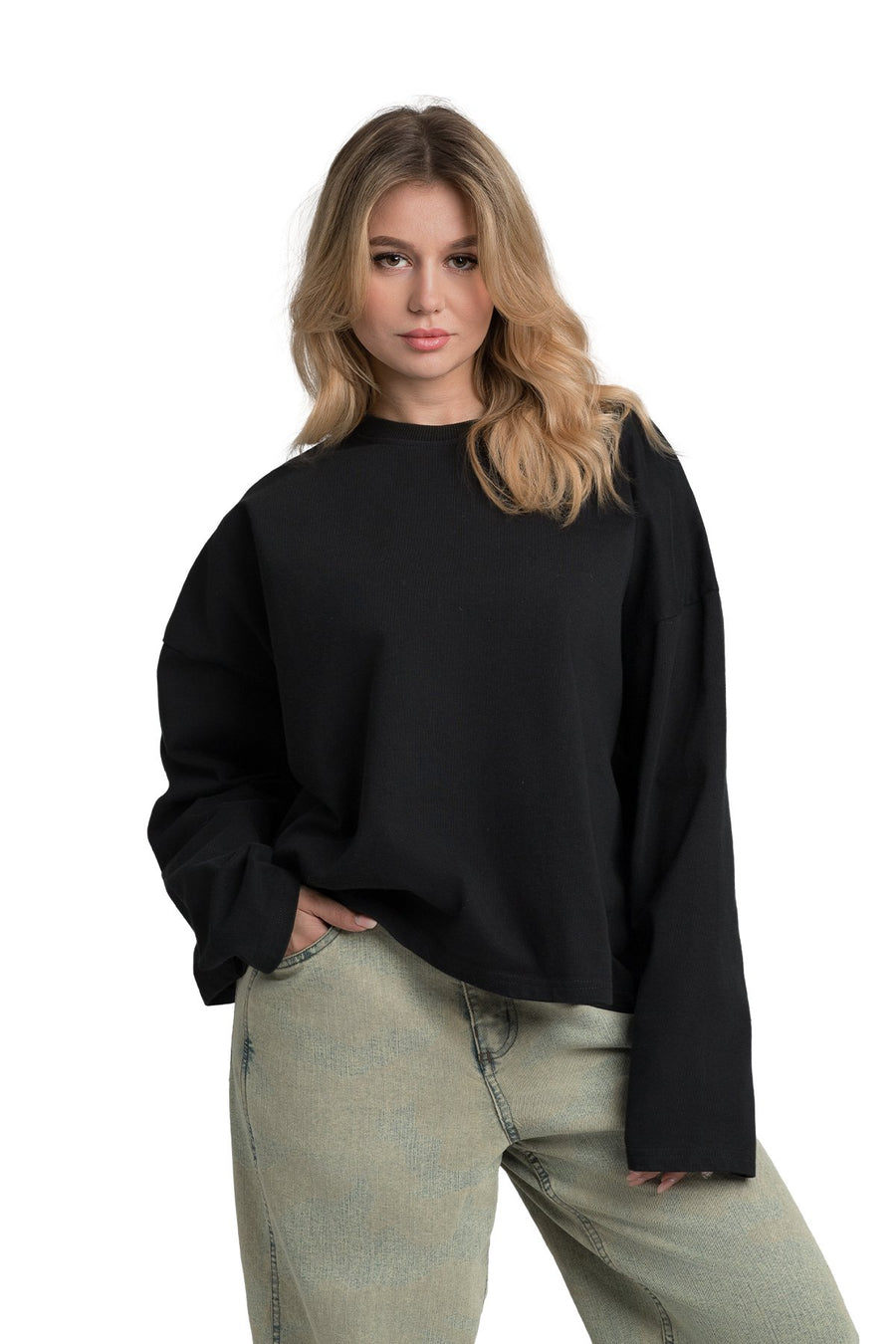 Longsleeve cropped Titan