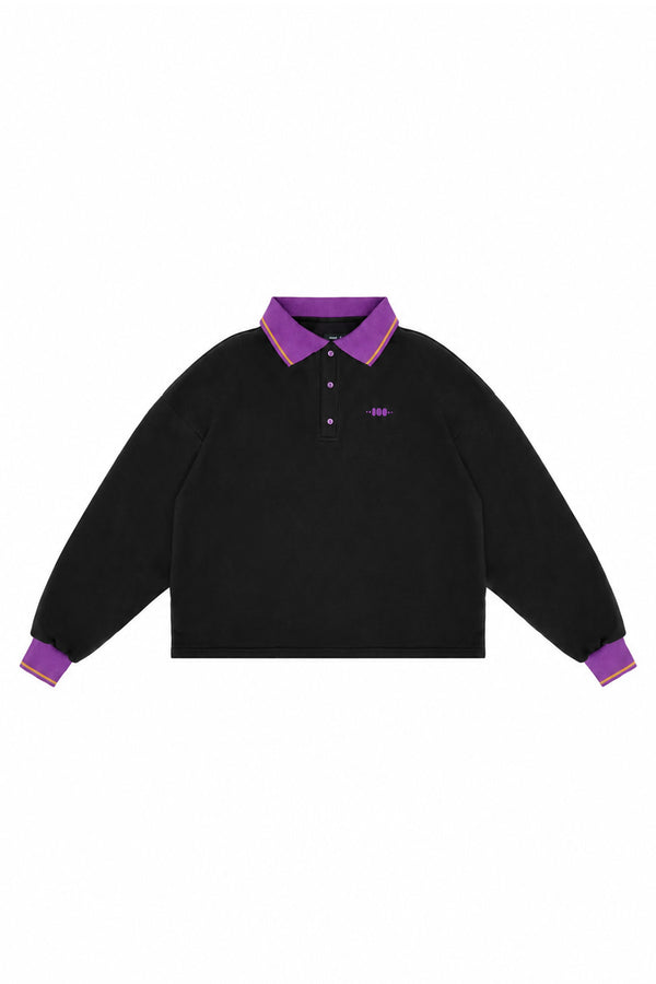 Campus Polo-Langarmshirt