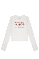 Longsleeve "Movement" Biały