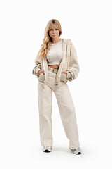 Kapuzenpullover Puffy Zip Wild Movement Almond