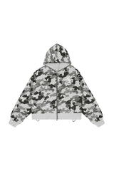 Bluza Duality Reversible Full Zip Light Grey Melange