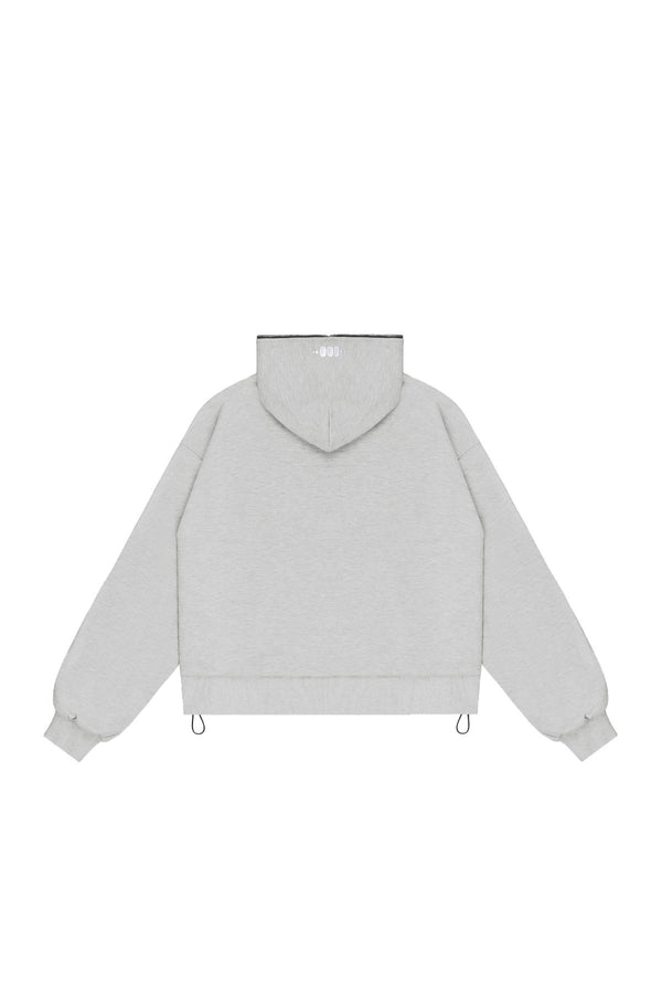 Bluza Duality Reversible Full Zip Light Grey Melange