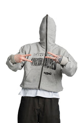 Bluza Duality Reversible Full Zip Light Grey Melange