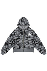 Bluza Duality Reversible Full Zip Dark Grey Melange