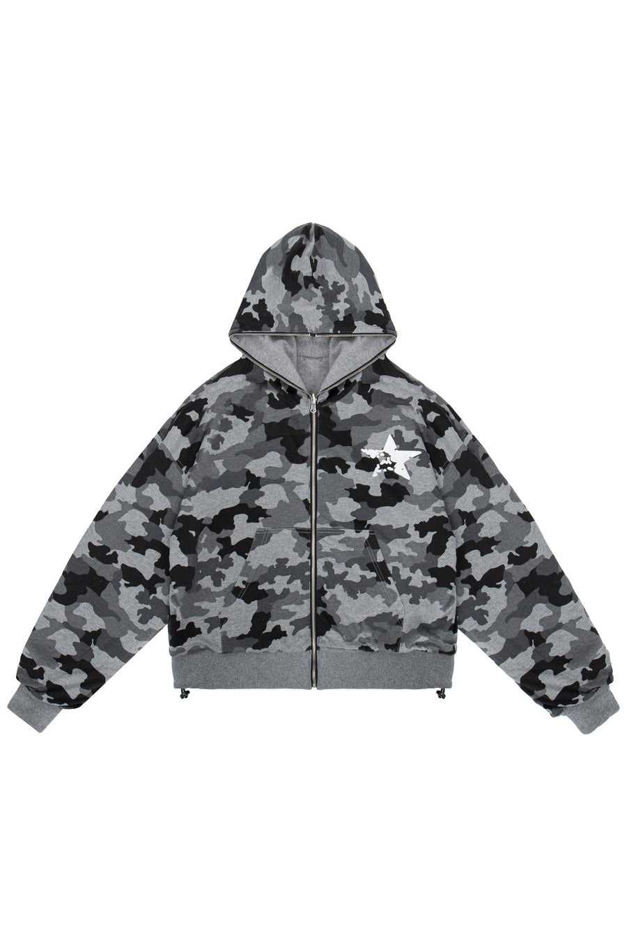 Bluza Duality Reversible Full Zip Dark Grey Melange