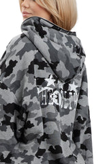Bluza Duality Reversible Full Zip Dark Grey Melange