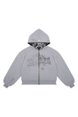 Bluza Duality Reversible Full Zip Light Grey