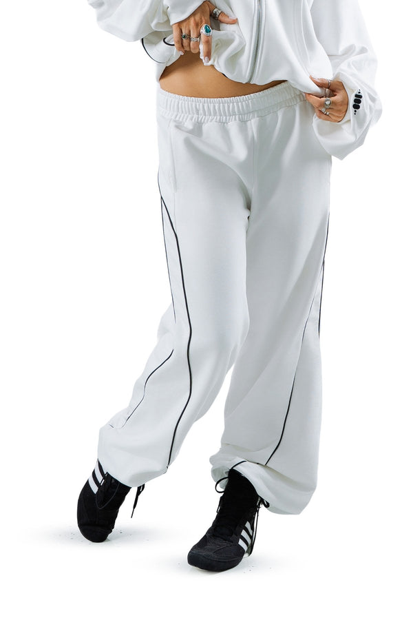 Spodnie Stripes White