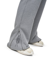 Spodnie Dresowe Zip Raw Grey