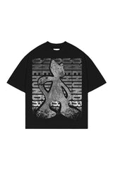T-Shirt Boxy Concrete Black