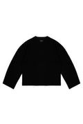 Longsleeve Waffle Black Basic