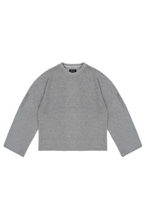 Longsleeve Waffle Grey Basic