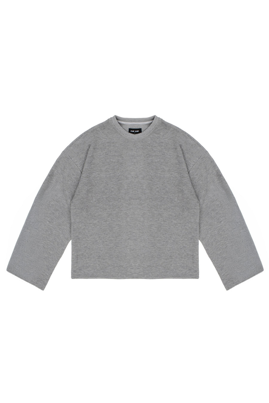 Longsleeve Waffle Grey Basic