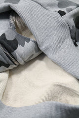 Bluza Zip Dark Grey Melange Moro