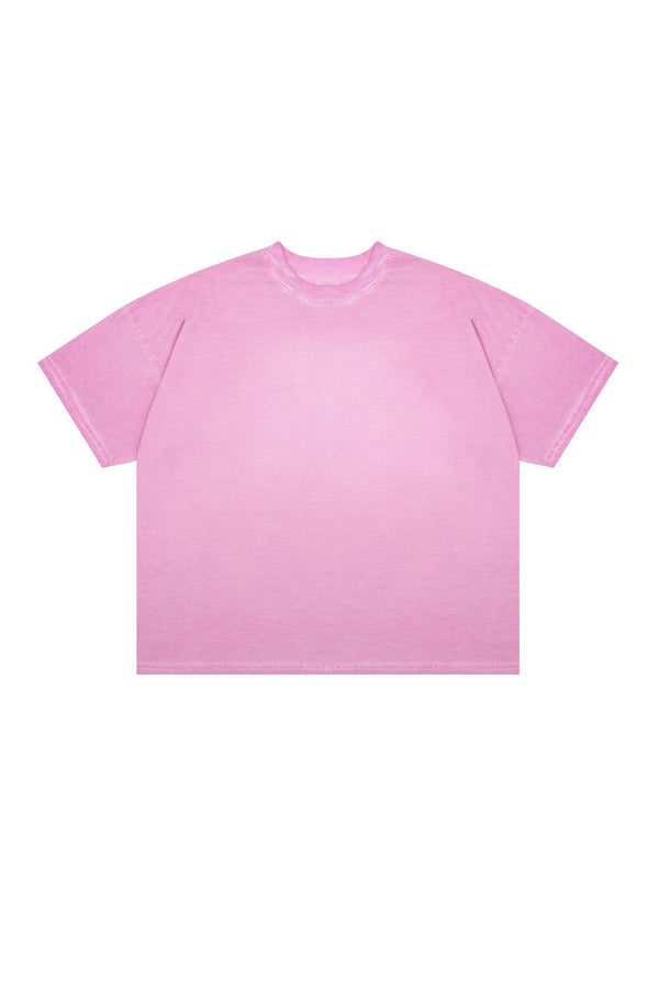 Koszulka Boxy Washed Pink