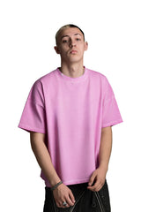 Koszulka Boxy Washed Pink
