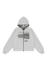 Bluza Duality Reversible Full Zip Light Grey Melange