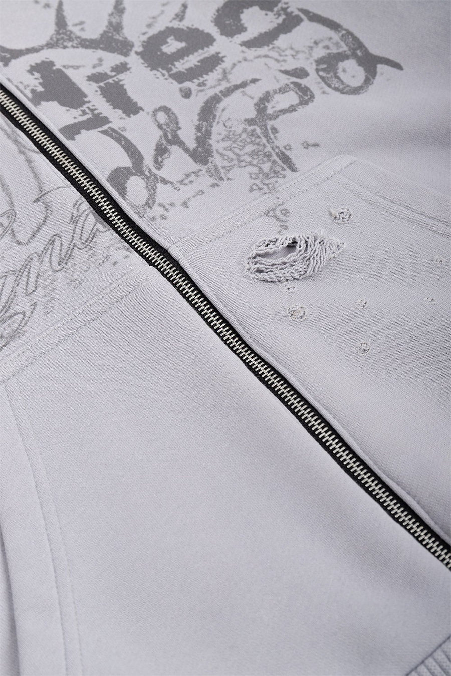 Bluza Duality Reversible Full Zip Light Grey