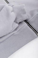 Bluza Duality Reversible Full Zip Light Grey