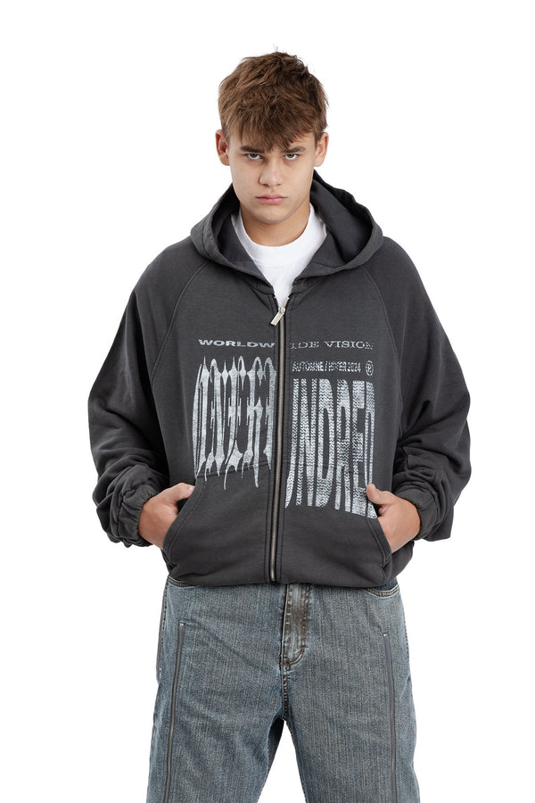 Bluza Zip Duality Washed