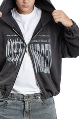 Bluza Zip Duality Washed