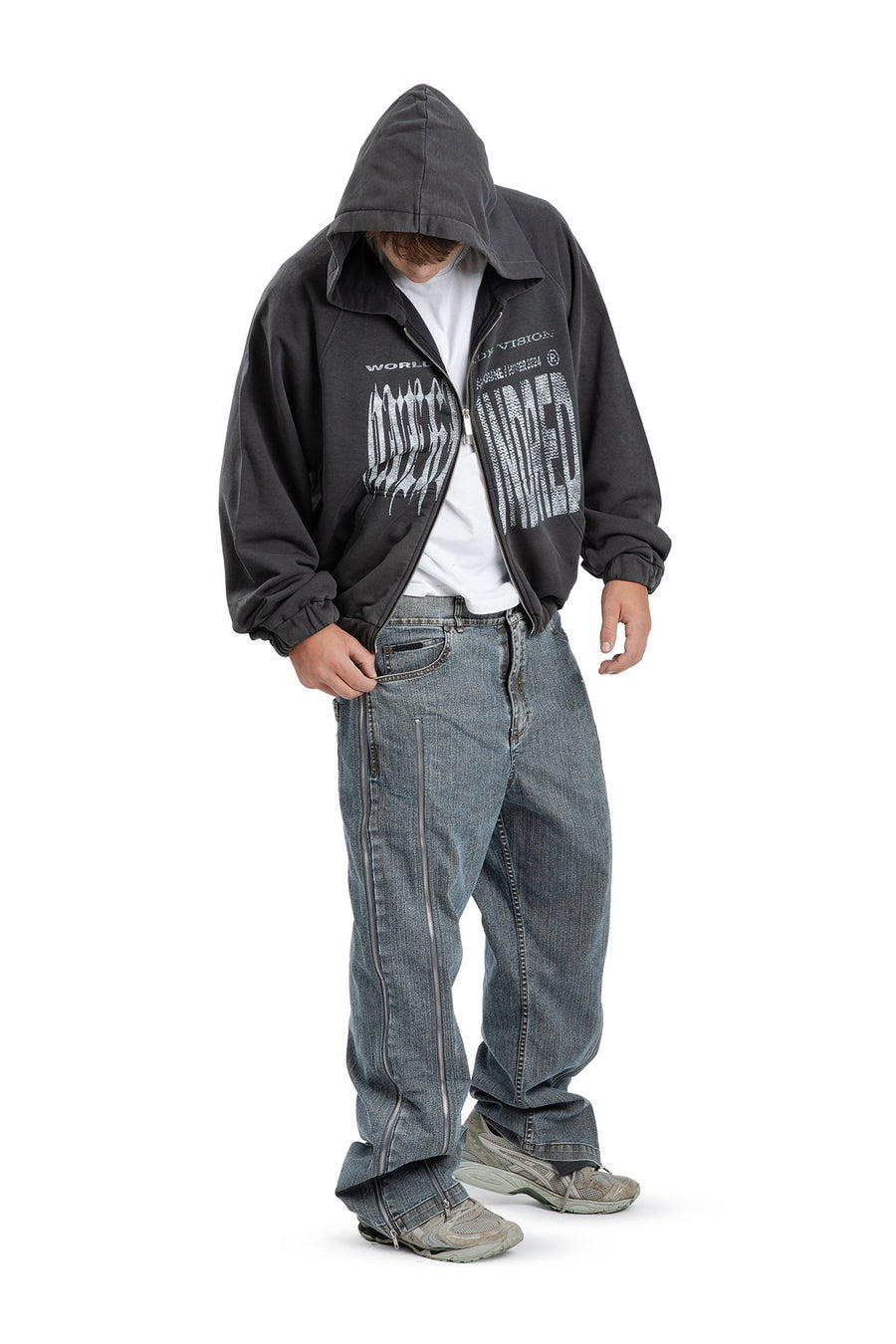 Bluza Zip Duality Washed