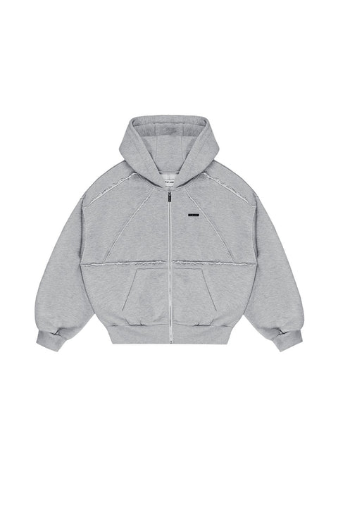 Bluza Puffy Zip Raw Grey