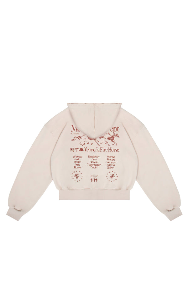 Kapuzenpullover Puffy Zip Wild Movement Almond