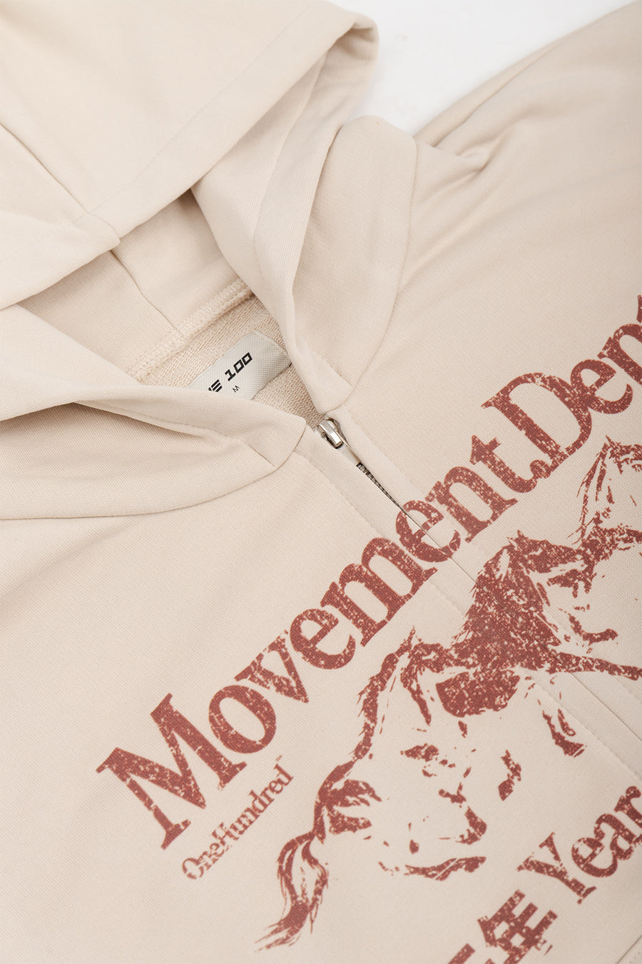 Kapuzenpullover Puffy Zip Wild Movement Almond